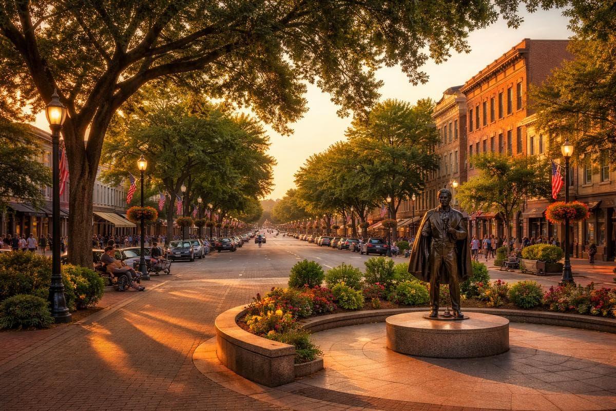 People meeting in Augusta — small group social outing