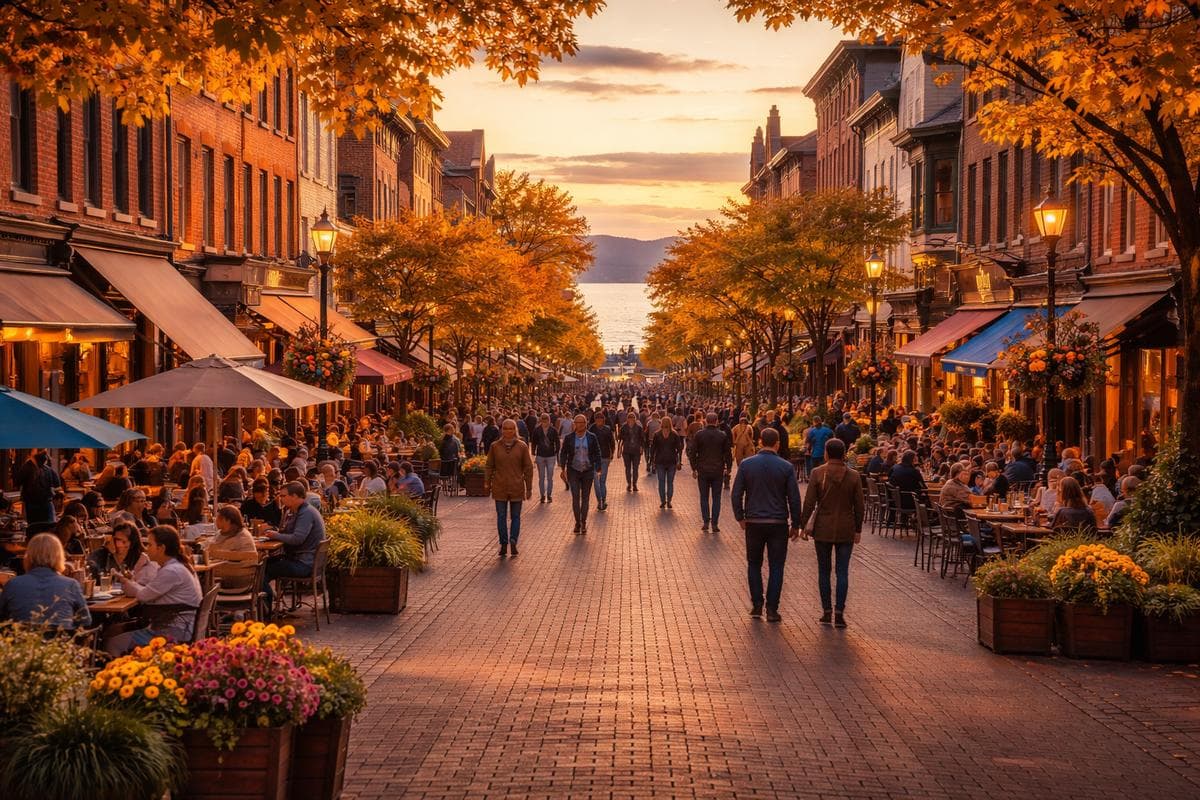 People meeting in Burlington — small group social outing