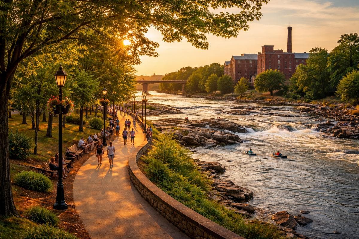 People meeting in Columbus — small group social outing