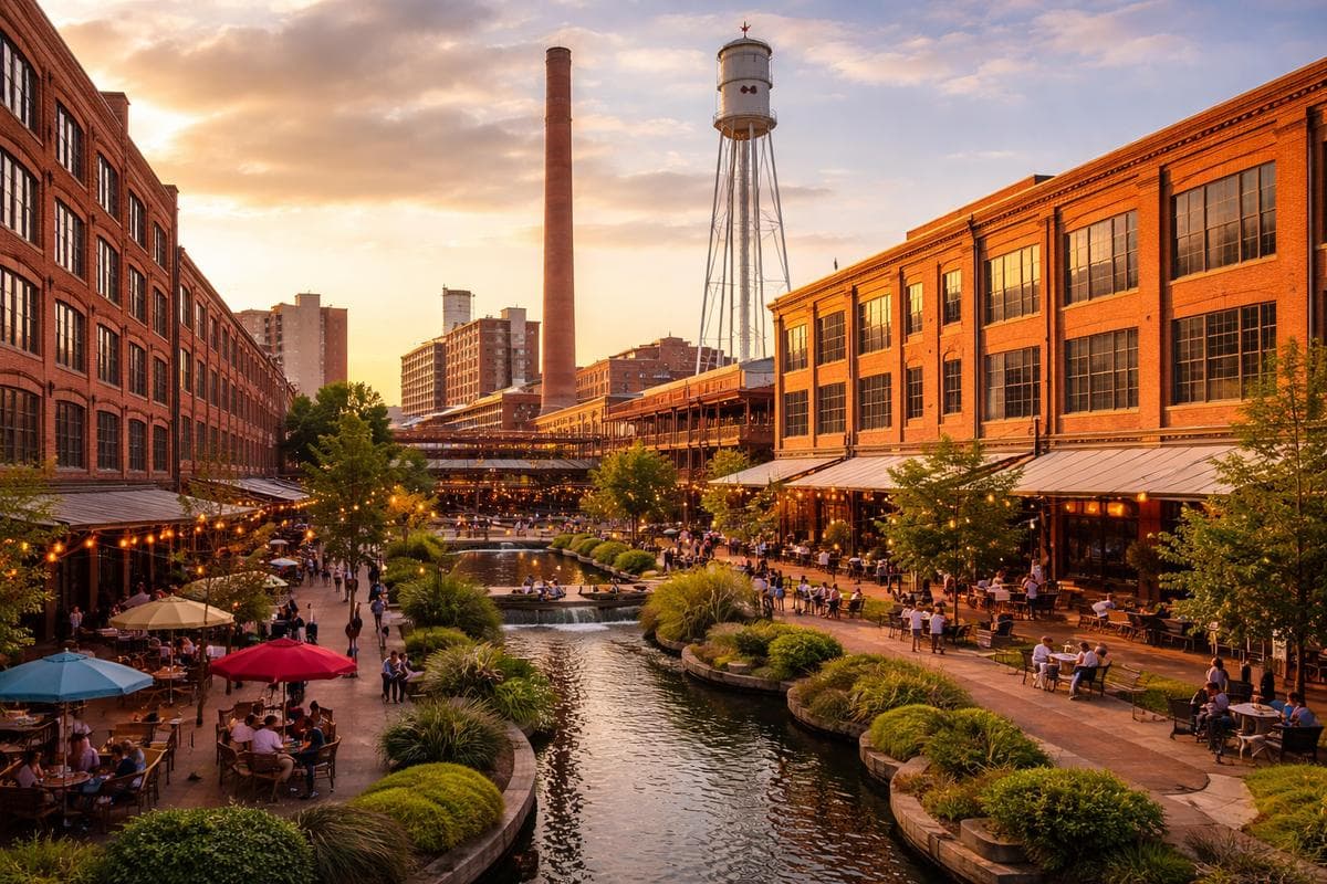 People meeting in Durham — small group social outing