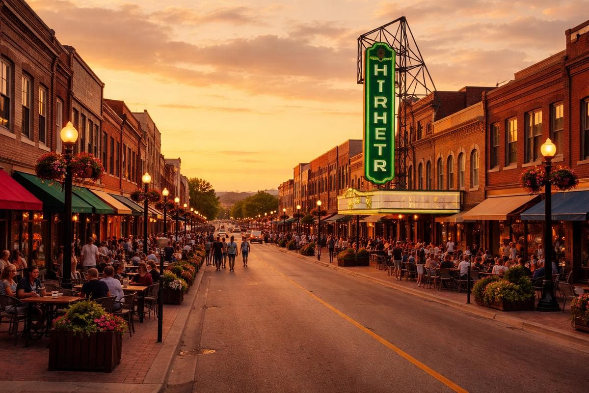 People meeting in Fargo — small group social outing