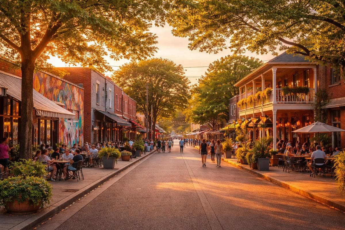 People meeting in Jackson — small group social outing