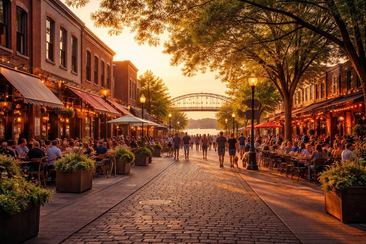 People meeting in Little Rock — small group social outing