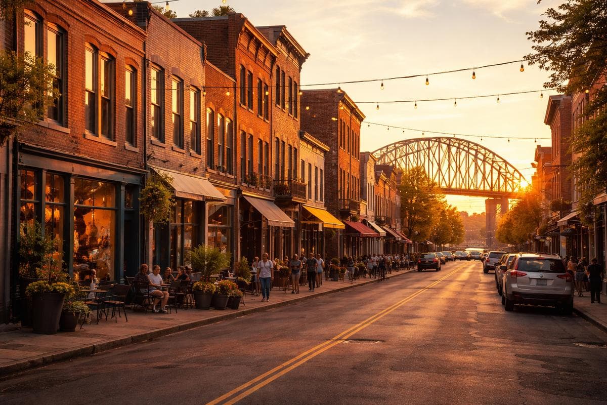 People meeting in Louisville — small group social outing