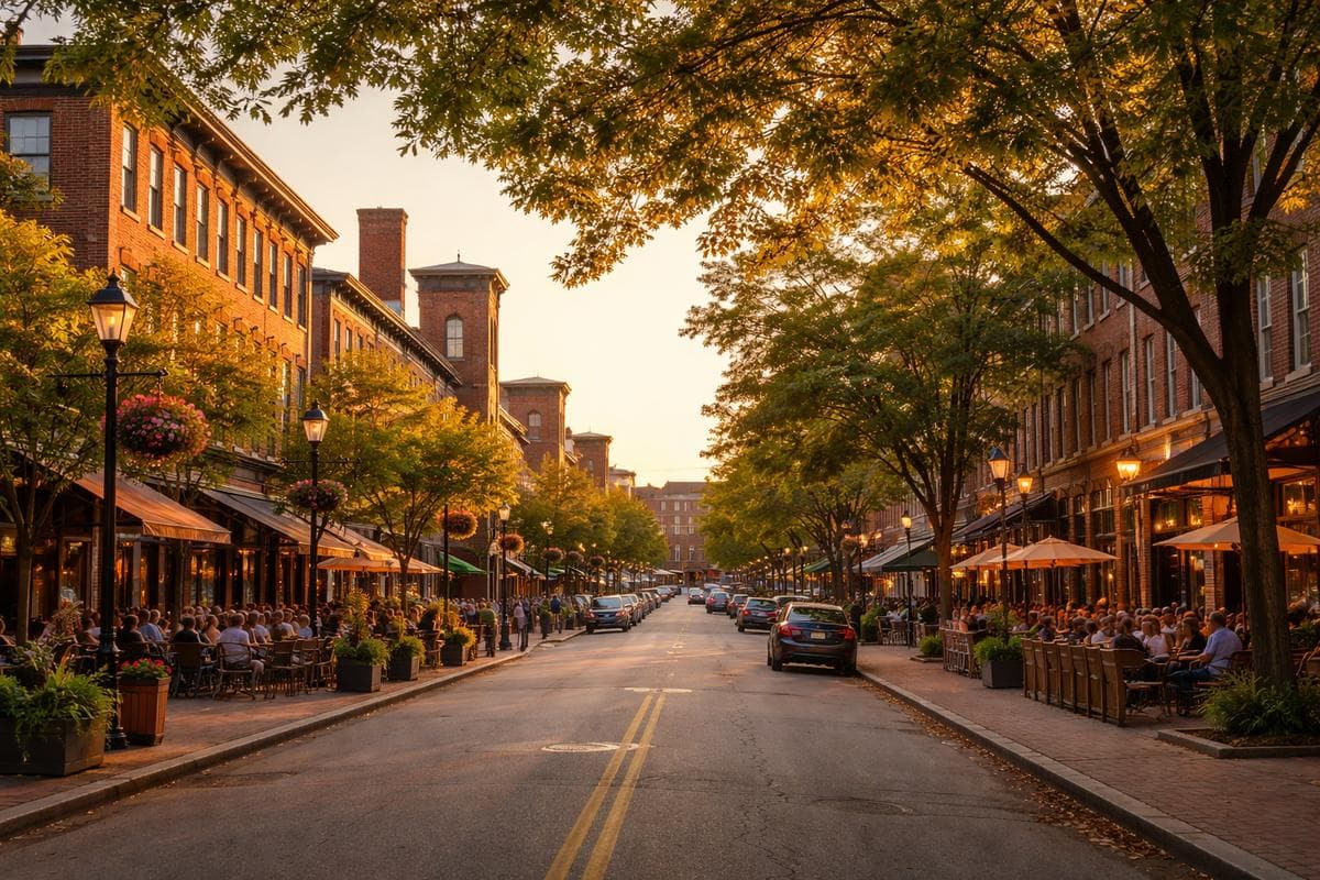 People meeting in Manchester — small group social outing