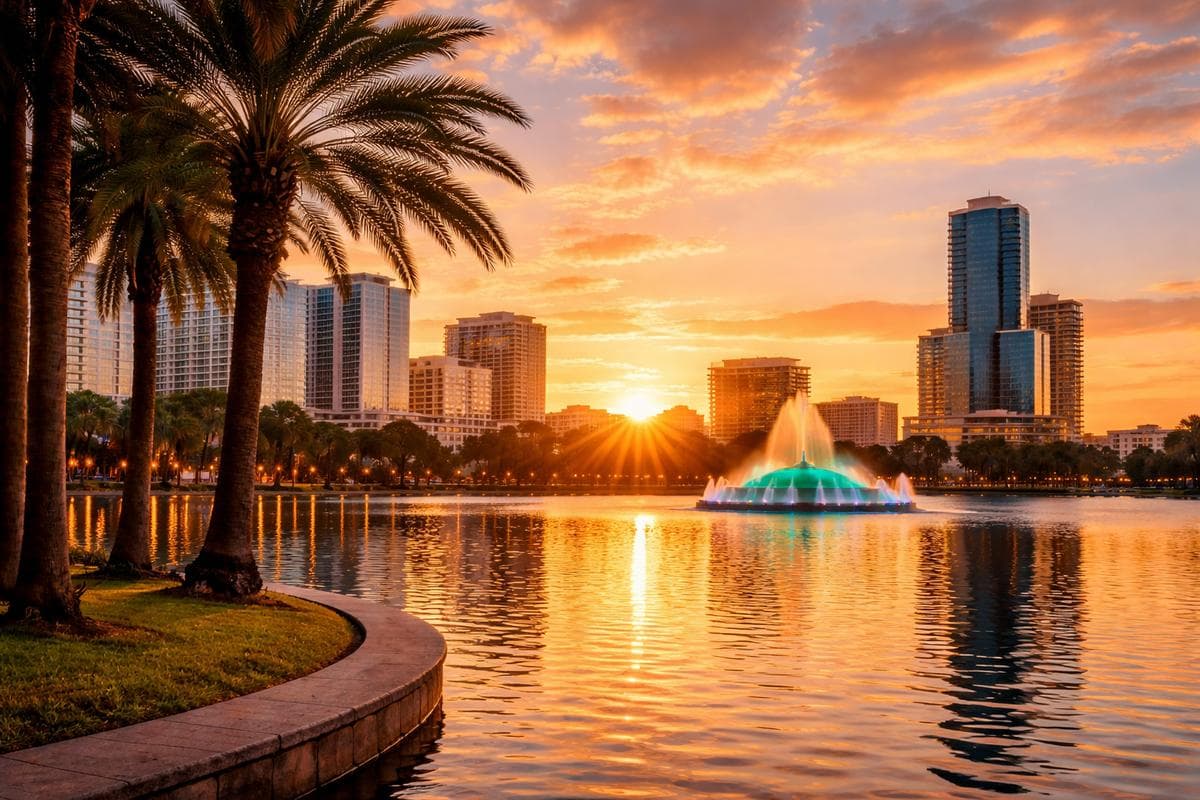 People meeting in Orlando — small group social outing