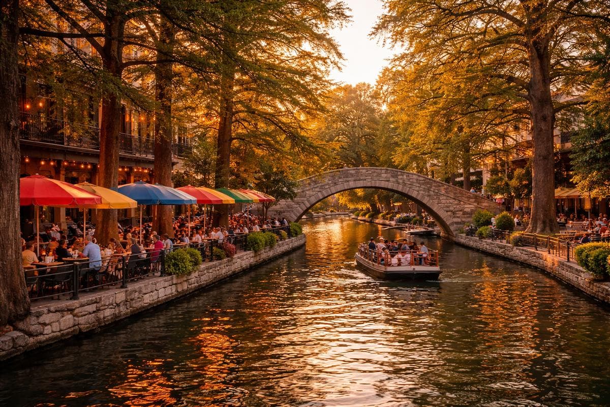 People meeting in San Antonio — small group social outing