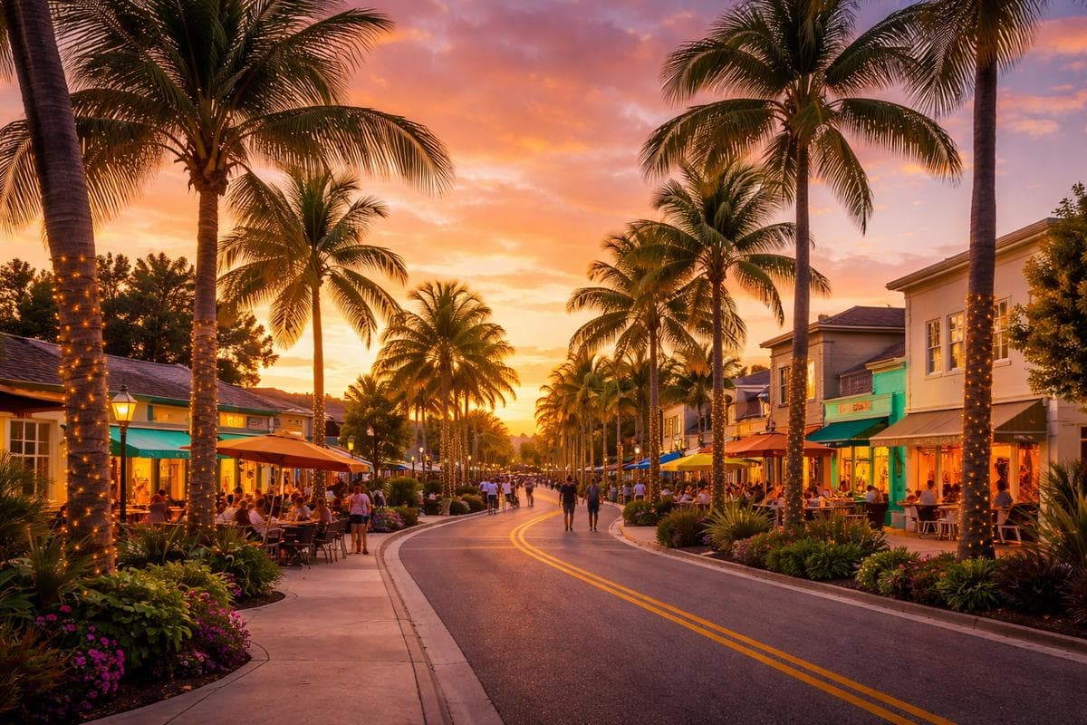 People meeting in Sarasota — small group social outing