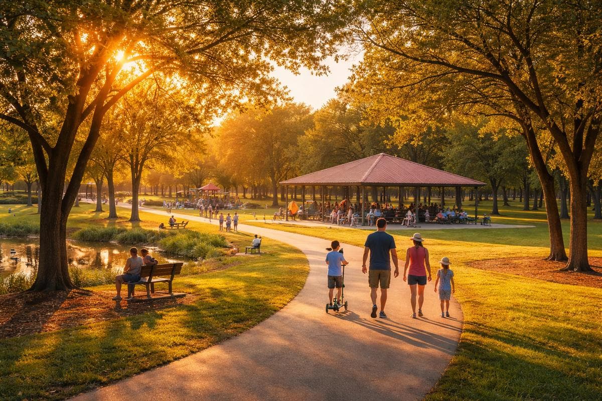 People meeting in Universal City — small group social outing