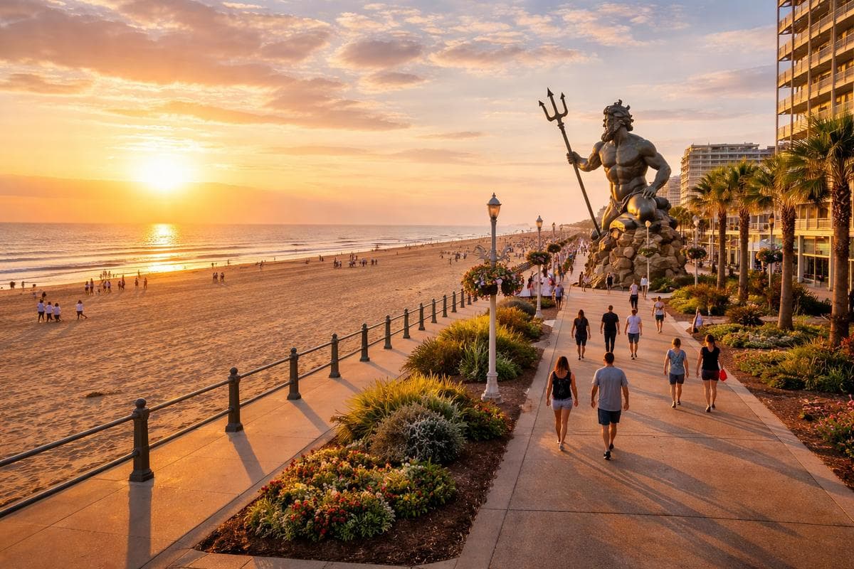 People meeting in Virginia Beach — small group social outing