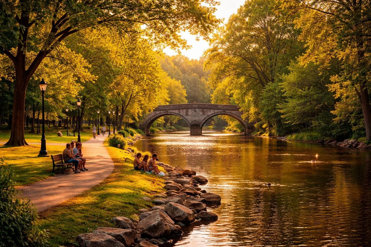 People meeting in Wilmington — small group social outing