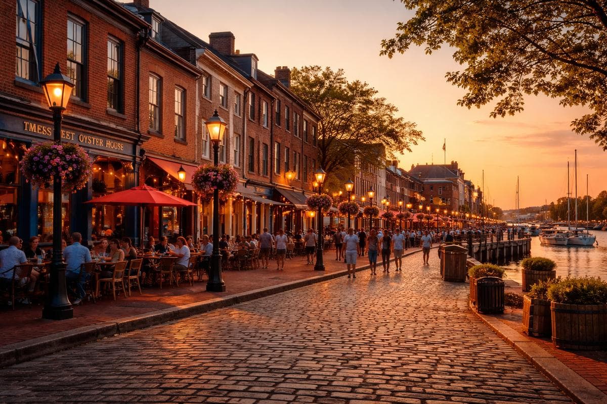 People meeting in Baltimore — small group social outing