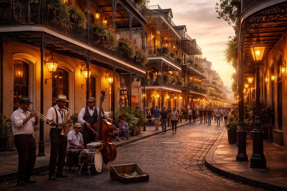 People meeting in New Orleans — small group social outing